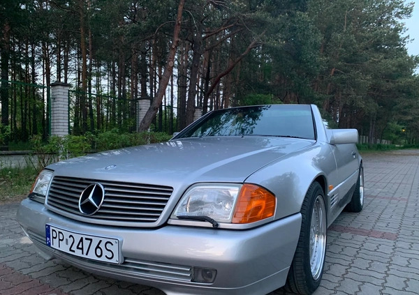 Mercedes-Benz SL cena 179000 przebieg: 32500, rok produkcji 1991 z Ujście małe 211